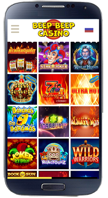 Мобилни игри в Beep Beep Casino